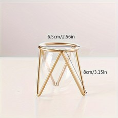 홈크리에이티브 수경 꽃병 장식품 사무실 데스크탑 녹색 무 물 용기 테이블, 03 G3509D Style 1