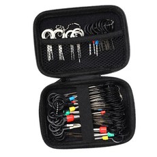 비타푸 76개 단자 제거 푸시 도구 범용 와이어 커넥터 키트 제거기