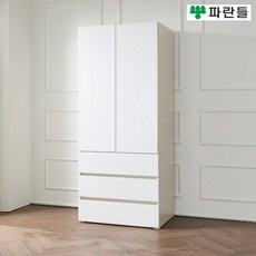 파란들가구 800 도어형 3단서랍옷장 3단서랍장롱 장농, 화이트