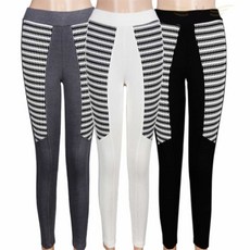 브이커머스 필라테스레깅스 투톤 줄무늬 레깅스