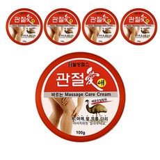 관절애 마사지크림, 100g, 5개