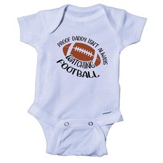 ECLATIS Ink Trendz ProOF 오브 DAD 대드dy Insnt Always WATCH 시계ing FootBALL 볼 Baby ON 온esie 풋볼 시즌 아기 우주