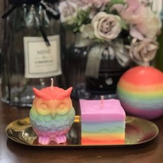 手作療癒課程 阿育吠陀脈輪大豆蠟燭, 1個