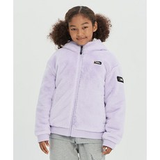 내셔널지오그래픽 키즈 K224UFJ920 페이크퍼 후드 풀집업 LAVENDER 365042