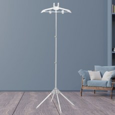 제이에스리빙 나나봉봉 스팀다리미 옷걸이 거치대, 모던 그레이