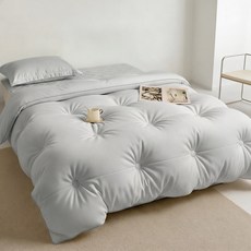 키루에 두꺼운 사계절 침구세트 워싱 차렵이불 이불+패드+베개커버세트