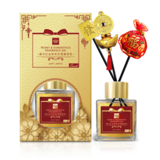 康朵紅金香氛好運擴香瓶50ml(配件隨機不挑款), 1件, 50ml, 紅金