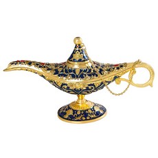 알라딘 요술 램프 모형 인테리어 장식품, 블루