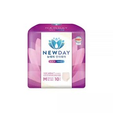 뉴데이 성인용 기저귀 언더웨어 여성용 중형 10입 1팩 MNS, 10개입, 1개