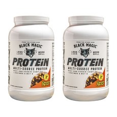 Black Magic 多源蛋白乳清蛋酪蛋白複合物 + 酶和 MCT's, 2個, 975g