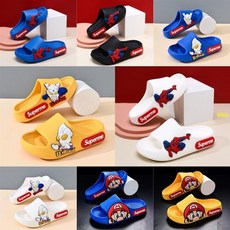 高CP值兒童卡通拖鞋：奧特曼、蜘蛛俠、馬里奧防滑涼拖鞋，男童涼鞋首選