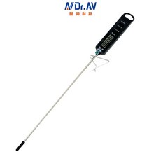 Dr.AV聖岡科技 多用途防水電子溫度計GL-530L 304不鏽鋼探針型 防水易清洗, 1個