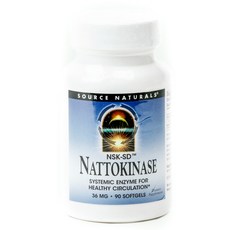 SOURCE NATURALS 納豆激酶軟膠囊 36mg, 1組, 90顆