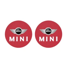 미니 쿠퍼 JCW 워크스 F54 F55 F56 F57 F60 R50 R52 R53 R55 R56 R57용 2개 자동차 물컵 홀더 미끄럼 방지, 07 Red-For Mini