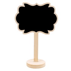 迷你黑板立牌 小黑板 木質立牌 可立式 小木牌 木架 留言板 備忘錄 辦公 婚禮 活動佈置, 雲朵, 木質