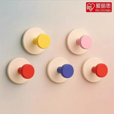 鉤 移動門後免打孔 移動掛鉤吸盤式門後掛鉤免打孔強力承重掛衣鉤懸掛衣帽掛包, 1個, 1個裝 隨機顏色  時尚