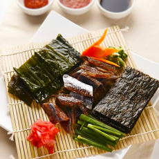 [홈마카세] 구룡포 햇과메기 완전손질 해초야채세트, 1개, 10미 20쪽 + 야채세트
