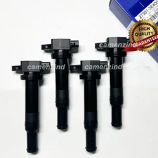 4PCS 27301 3E400 UF558 5C1624 점화 코일 H yundai Santa Fe K ia Optima Rondo 2.7L V6 용, 01 with box