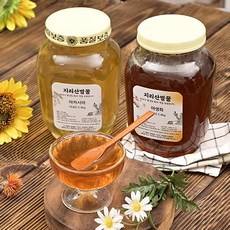 지리산 벌꿀 (사양꿀/아카시아), 아카시아향 2병, 2개, 2.4kg
