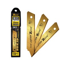 제스트 Z-SK2-GT25 파워풀 25mm 골드 티타늄 칼날, 1개