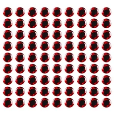 500/1000PCS 낚시 미끼 눈 3D 실물 같은 현실적인 인공 홀로그램 가짜 3/4/5/6/7/8/9/10/11/12mm 플라이, 04 6mm, 04 500pcs red