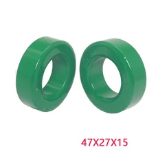 【1PCS】45X27X15mm 페라이트 토로이드 코어 변압기 인덕터 링 EMI/RFI 필터 용 검정색 오디오 LED 조명, 01 47X27X15mm, 01 1PCS