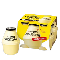 빙그레 바나나우유 무가당 아이스박스무료, 240ml