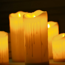 루체트리 LED 캔들 리얼라잇 7.5x20cm 무드등 조명