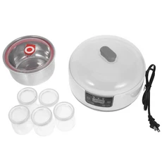 1.2L 자동 디지털 요구르트 제조기 온도 조절 LCD 디스플레이 타이머 가정용 주방 가전 기계, 01 US Plug AC110V, 01 1.2L