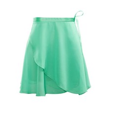 USHINE 걸스 발레 체조 레오타드 스커트 투투 쉬폰 쉬어 핑크 댄스