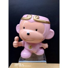 [台灣現貨] 猴子花器 孫悟空花器 植栽花器 花藝設計花器 屬猴的收藏品 攝影道具, 粉色