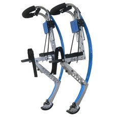 스카이 콩콩 신발 양발 운동 기구 전신 슈즈 다이어트, 성인70KG-90KG, 파란색