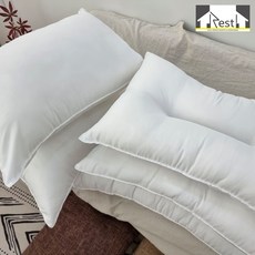 [레스티] 세미마이크로 구름베개솜 40x60cm (600g) 1개, 화이트