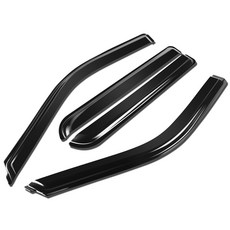 DNA MOTORING 테이프온 탄소 섬유 패턴 스타일링 레인 바이저 디플렉터 윈도우, 26 1524 F150F450 SD