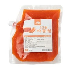 13월의농장 자몽청 1kg X 5ea, 2개, 1개입, 1000g