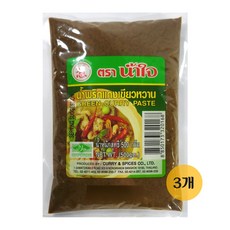 태국 커리 페이스트100g 종류별 100그램제품 Thai curry paste 페이스트 worldfood Green Curry Paste, 500g, 3개