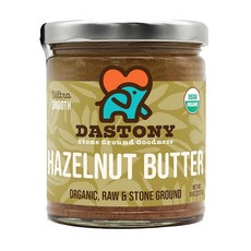 Dastony 생 헤이즐넛 버터 226.8g8온스 단 하나의 성분 비건 팔레오 케토 친화적 GMO 프리 글루텐 - 1팩 [호환], Dastony 생 헤이즐넛 버터, 226.8g(8oz), 1개, 227g