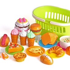 베이커리 디저트 장난감 바구니 요리 카페 엄마놀이 완구 손주 7살
