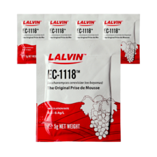 라빈 LALVIN EC1118(5g) 5개 와인 미드 막걸리 효모