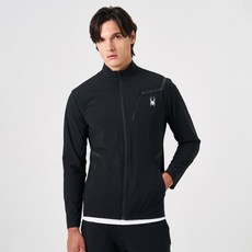 스파이더 남성 냉감 트레이닝 스탠드 넥 집업 SPKMCNFT206MBLK LXV534 XSX782