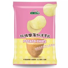 【統一生機】海鹽洋芋片 - 台灣海鹽風味脆片, 1個, 玫瑰鹽薄切