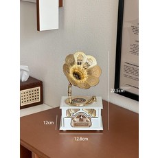 미니 소품 악세사리 타자 달력 흔들말 가림막 시계, 1개, 화이트