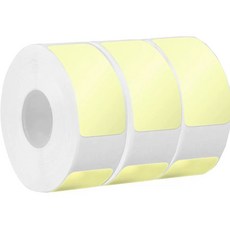 미니 라벨 네임라벨기 님봇 대체 출력기 스티커프린터 스티커기계, J. 15x30x210 옐로우 3롤