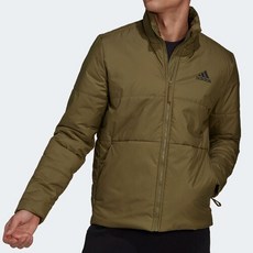 adidas 愛迪達 3線防風輕量鋪棉拉鍊外套 棕色+立體口罩