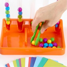 셈놀이 숫자세기 교구 구슬넣기 실험놀이 특수반 아들 손주 수세기