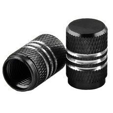 킹콩 알루미늄 타이어 밸브캡 투톤 컬러 자동차 오토바이 공용, 블랙, 1개