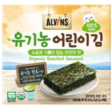 엘빈즈 유기농 어린이김 10p, 자연의 맛, 15g, 6세트