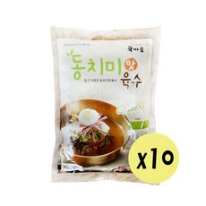 쿡마을 동치미맛 냉면육수 300g x 10개 동치미육수