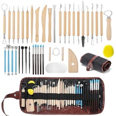 40 Pcs Clay Sculpting Tools Set Pottery Carving Tool Kit Clay Modeling for Beginners Hobbyists A, 40 Pcs Clay Sculpting Tools Se