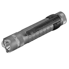 Maglite MAG-TAC 2셀 CR123 LED 전술 손전등 - 높은 루멘 방수 퀵클릭 모드 크라운 베젤 블랙, Urban Grey, Crowned Bezel